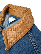 2026 new GS woven leather denim jacket (BB4040-C80)