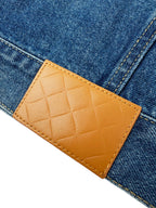 2026 new GS woven leather denim jacket (BB4040-C80)