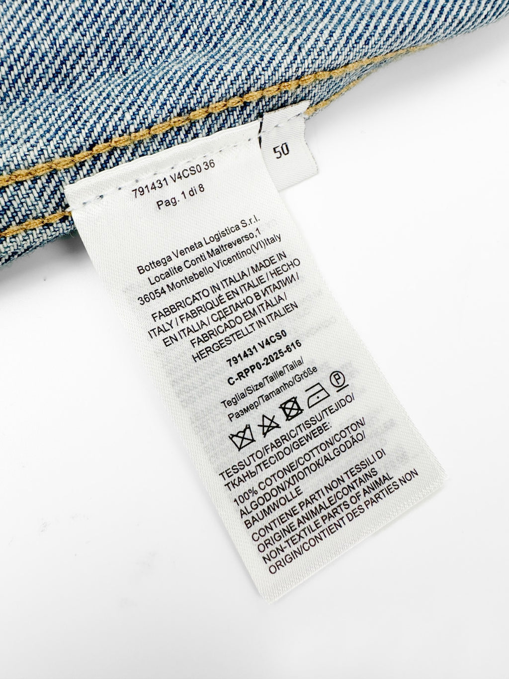 2026 new GS woven leather denim jacket (BB4040-C80)