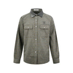 2026 New Model GS Logo Check Pencil Shirt (CC7035-B75)