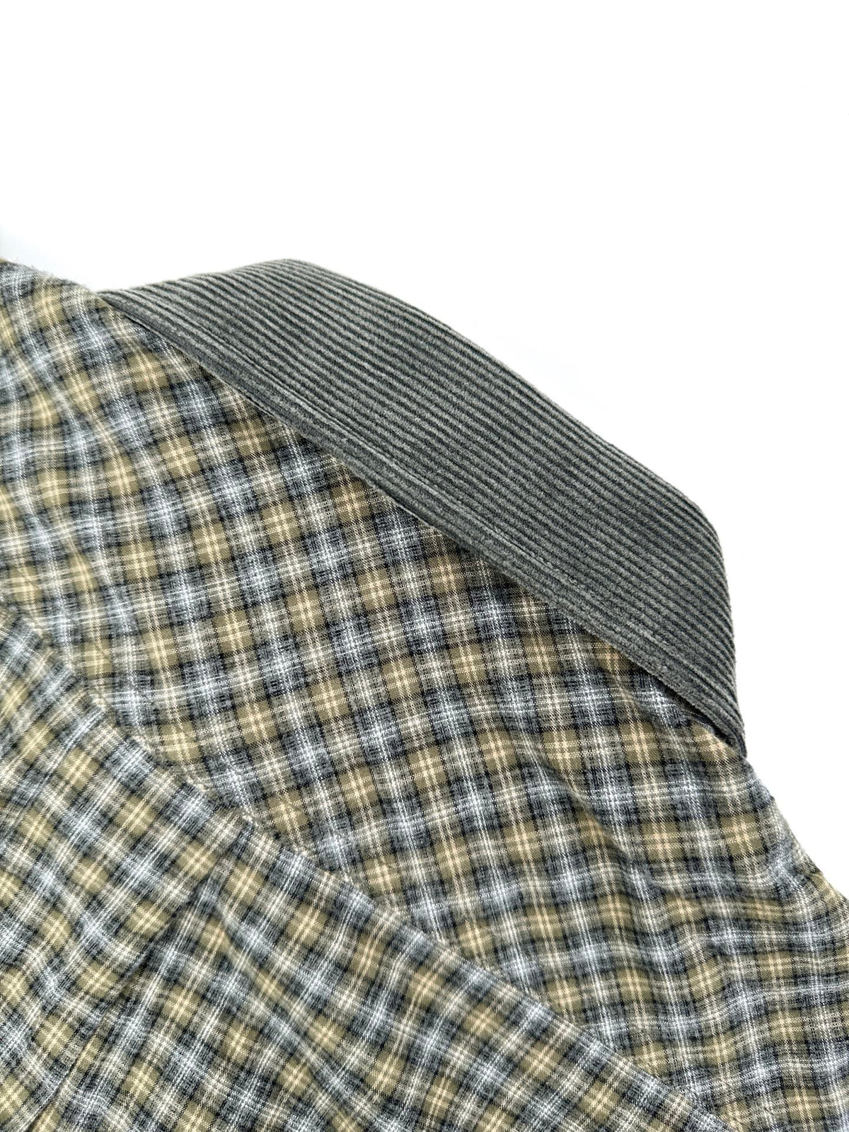 2026 New Model GS Logo Check Pencil Shirt (CC7035-B75)