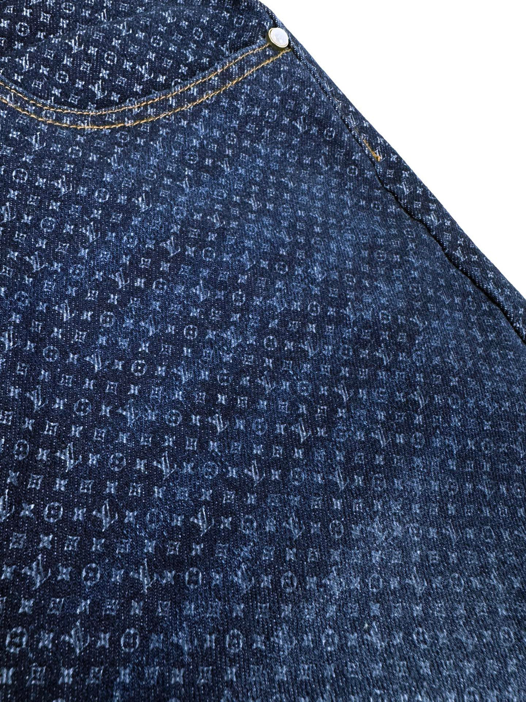 2026 New Model GS Printed Label Denim Pants (AA1038-B90)