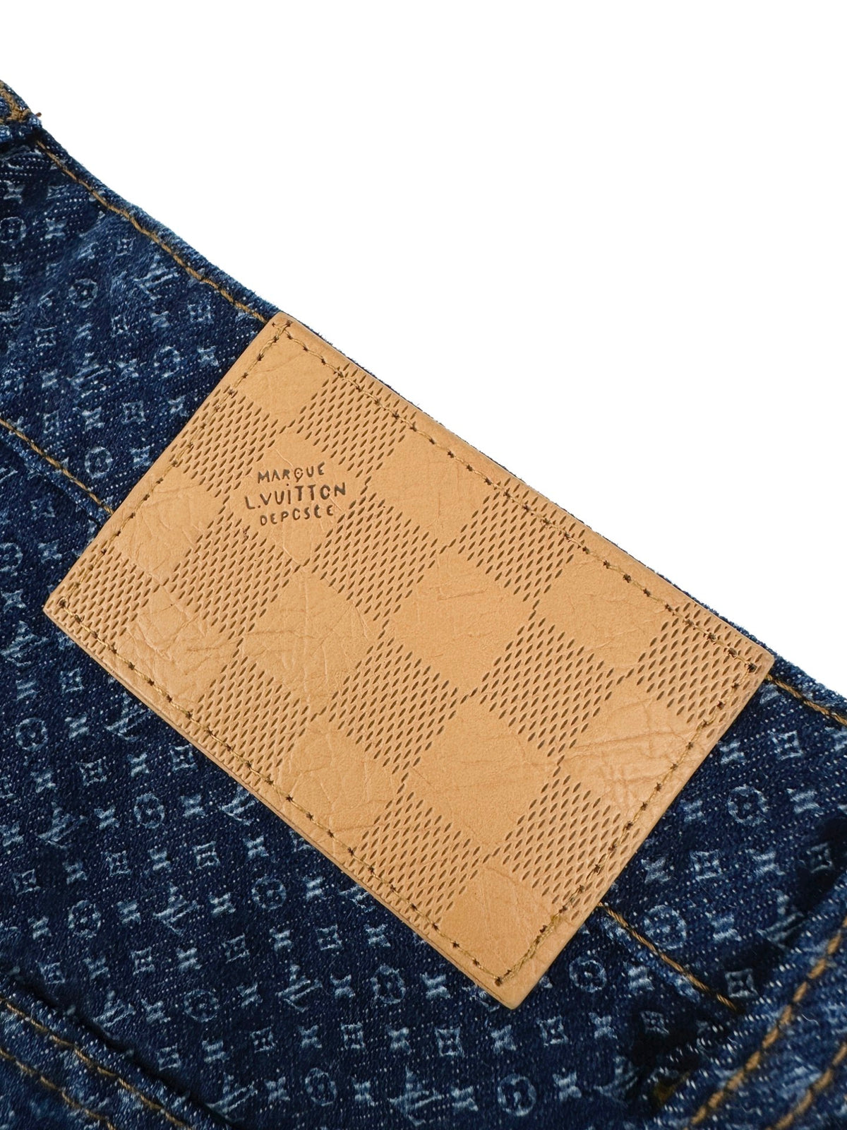 2026 New Model GS Printed Label Denim Pants (AA1038-B90)