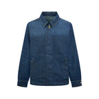 2026 New Model GS Full-Print Logo Zipper Denim Jacket (AA1032-C30)