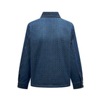 2026 New Model GS Full-Print Logo Zipper Denim Jacket (AA1032-C30)