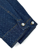 2026 New Model GS Full-Print Logo Zipper Denim Jacket (AA1032-C30)