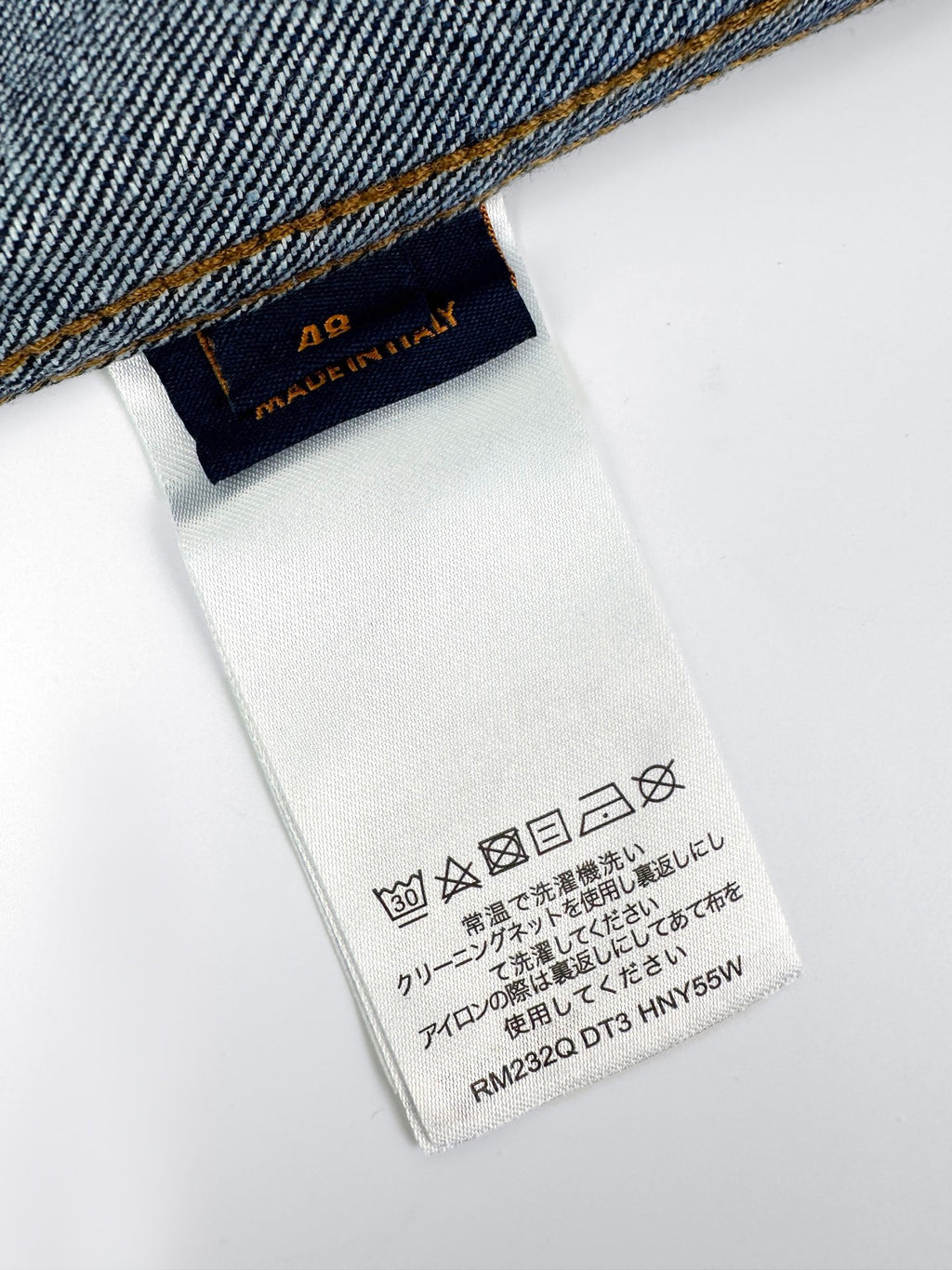 2026 New Model GS Full-Print Logo Zipper Denim Jacket (AA1032-C30)