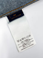 2026 New Model GS Full-Print Logo Zipper Denim Jacket (AA1032-C30)