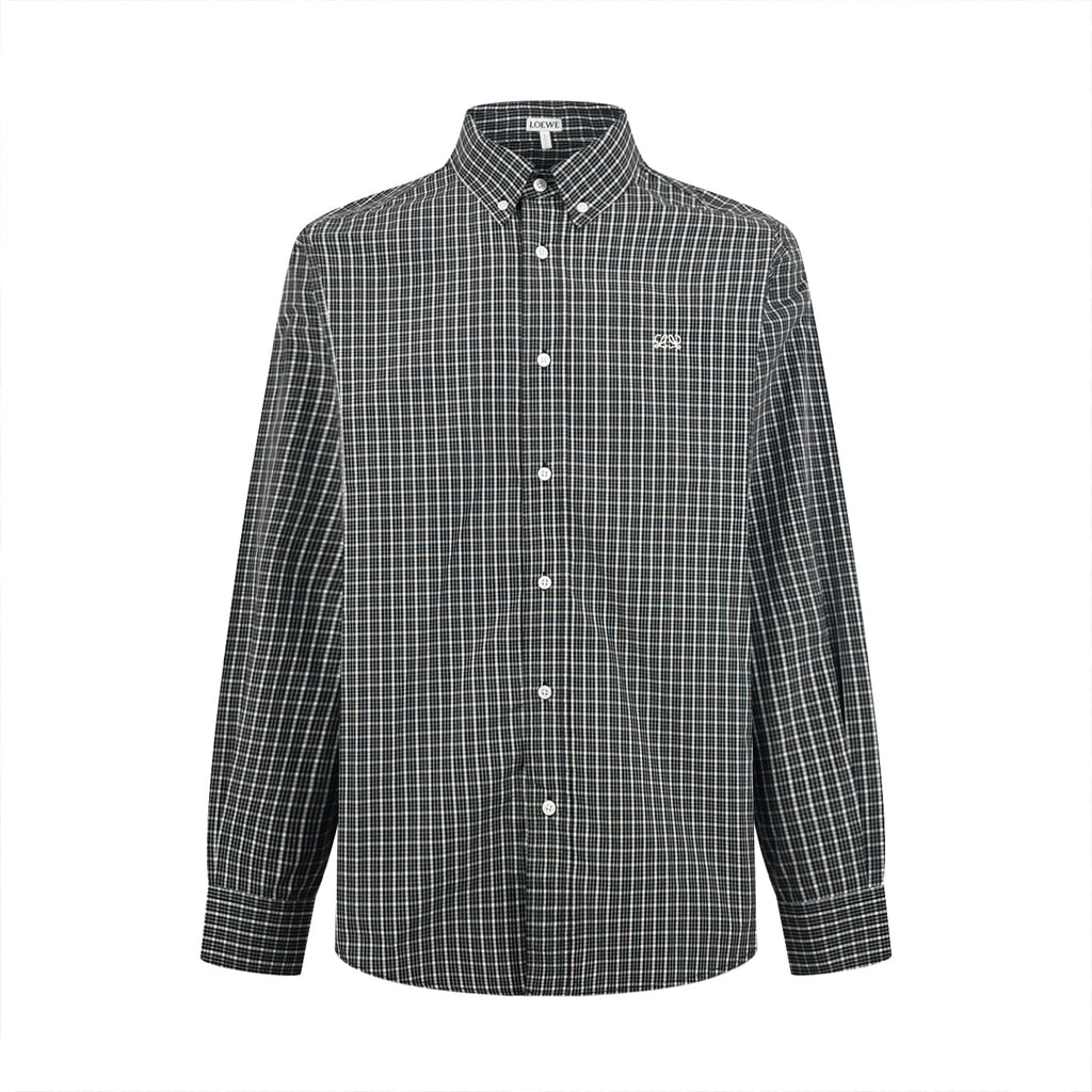 2026 New Style GS Embroidered Checkered Shirt (BB4055-B40)