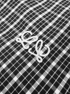2026 New Style GS Embroidered Checkered Shirt (BB4055-B40)