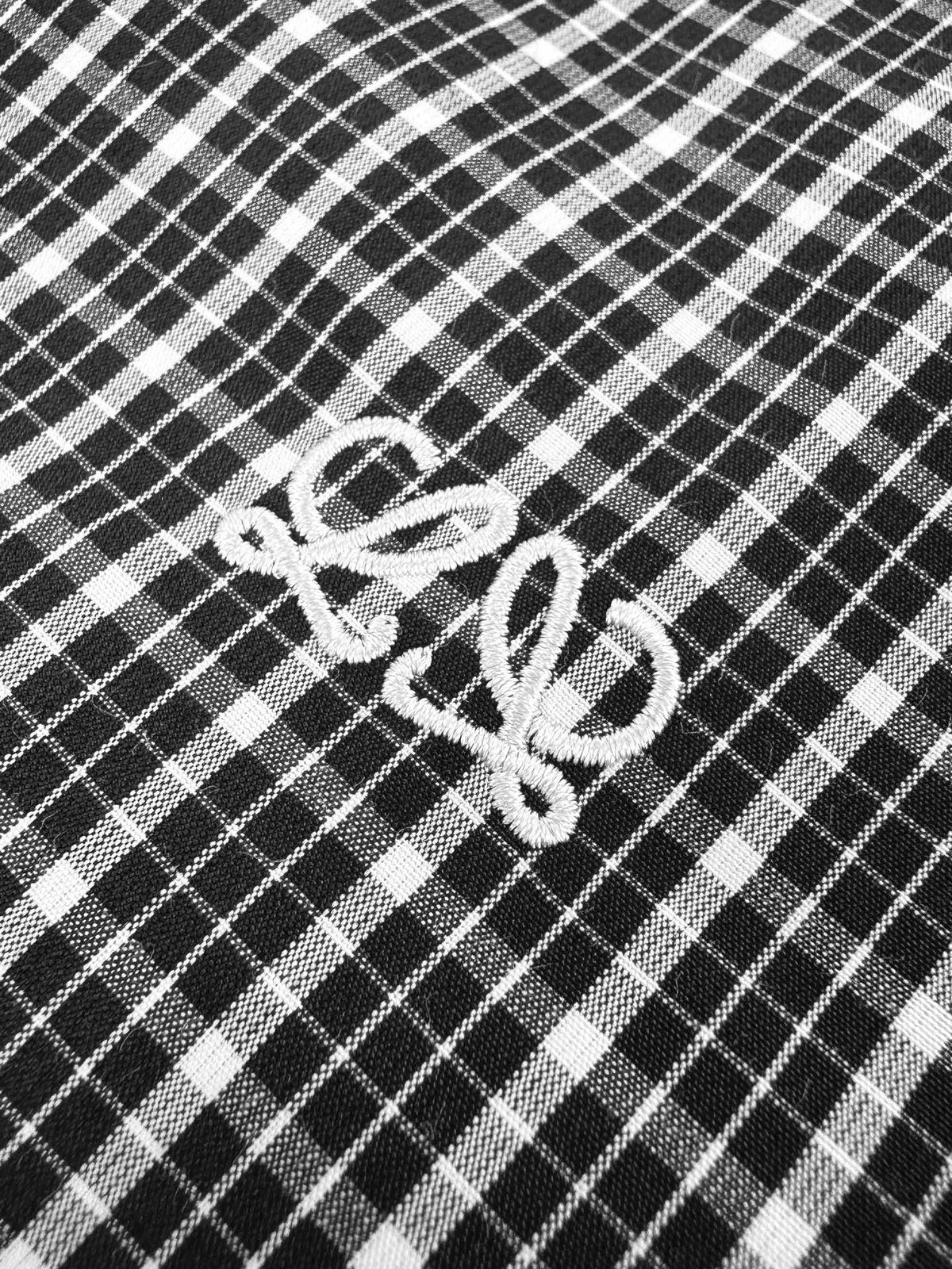 2026 New Style GS Embroidered Checkered Shirt (BB4055-B40)