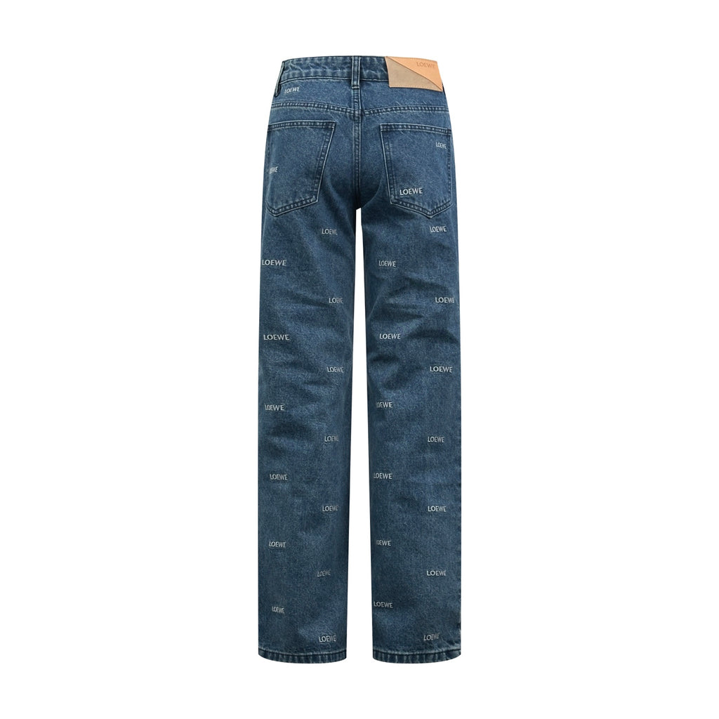 2026 New Style GS Embroidered Logo Printed Denim Pants (BB4044-B75)