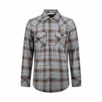 2026 Women's GS Logo Embroidered Check Shirt (FF831)