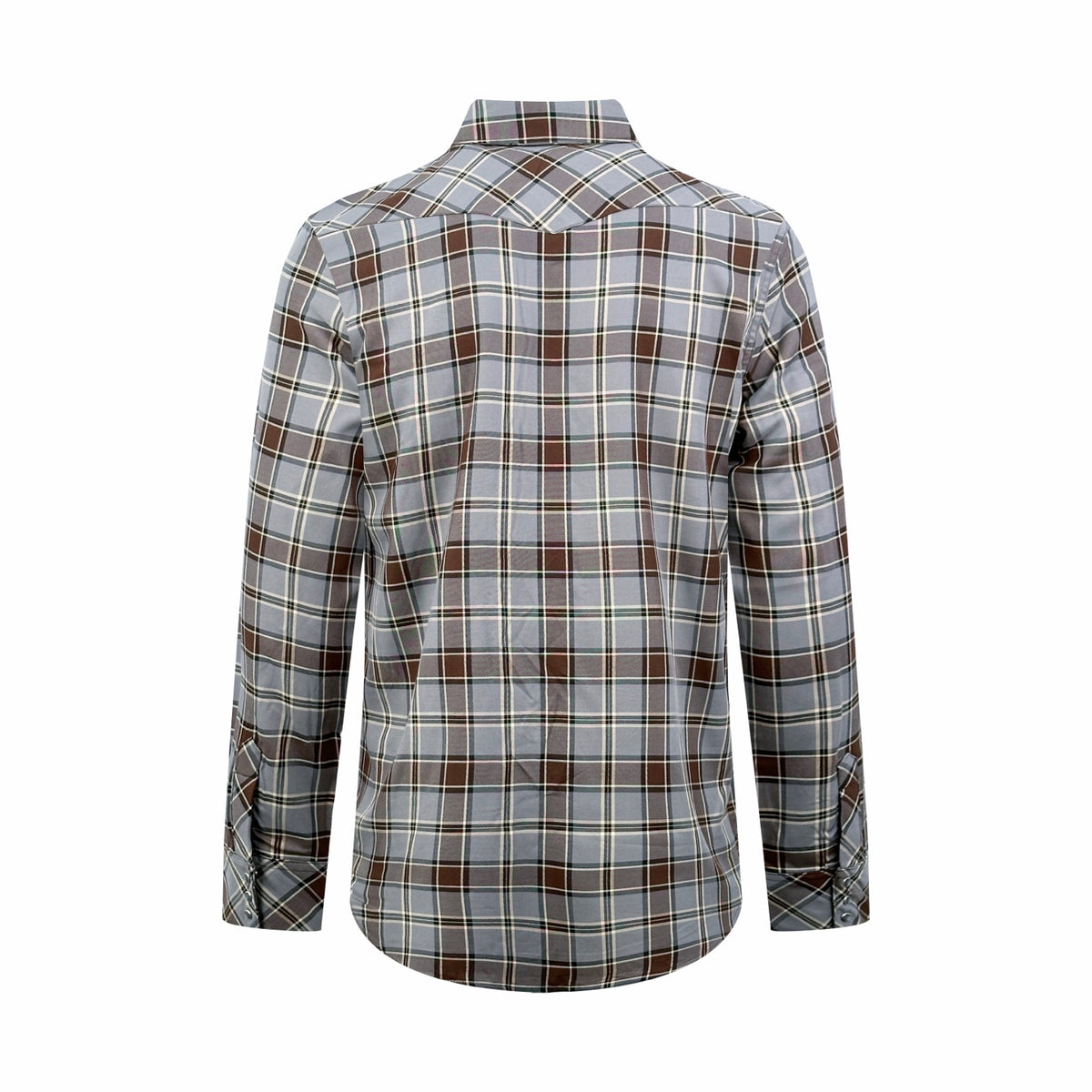 2026 Women's GS Logo Embroidered Check Shirt (FF831)