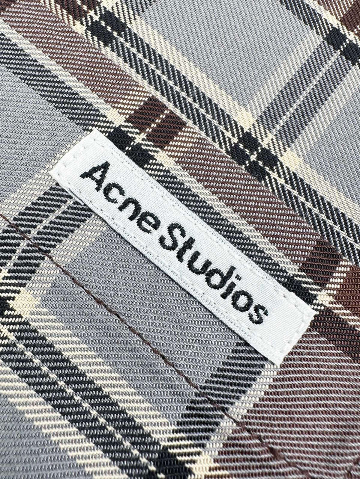 2026 Women's GS Logo Embroidered Check Shirt (FF831)