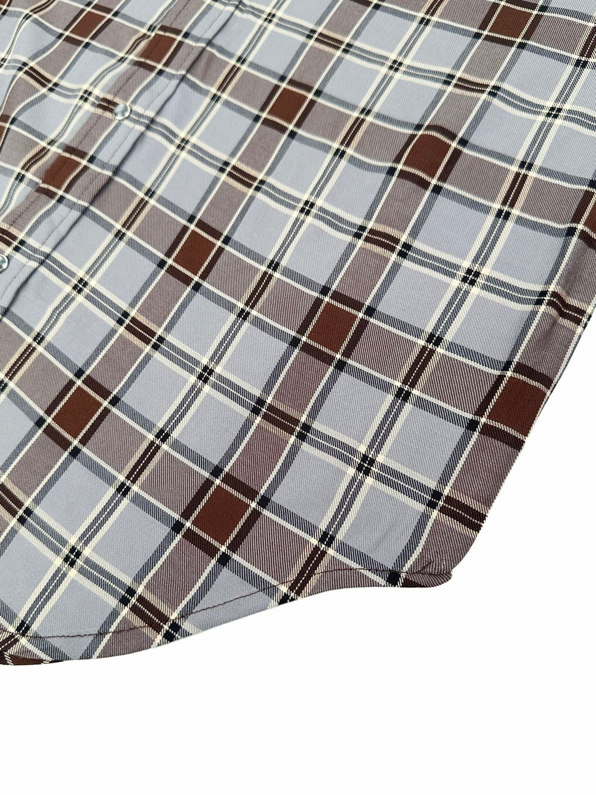 2026 Women's GS Logo Embroidered Check Shirt (FF831)
